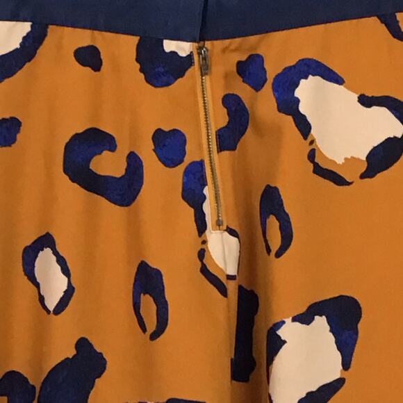 Phillip Lim x Target Animal Print High Waist A Line Mini Skirt Tan Leopard sz 4 - Picture 9 of 11